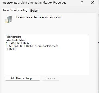 Impersonate Client