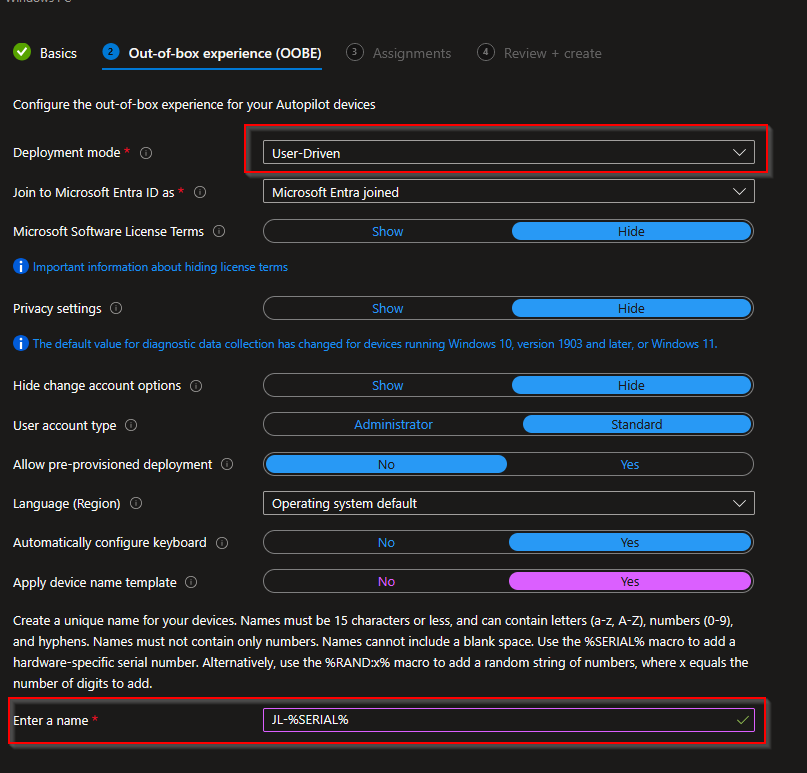 Autopilot User-Driven