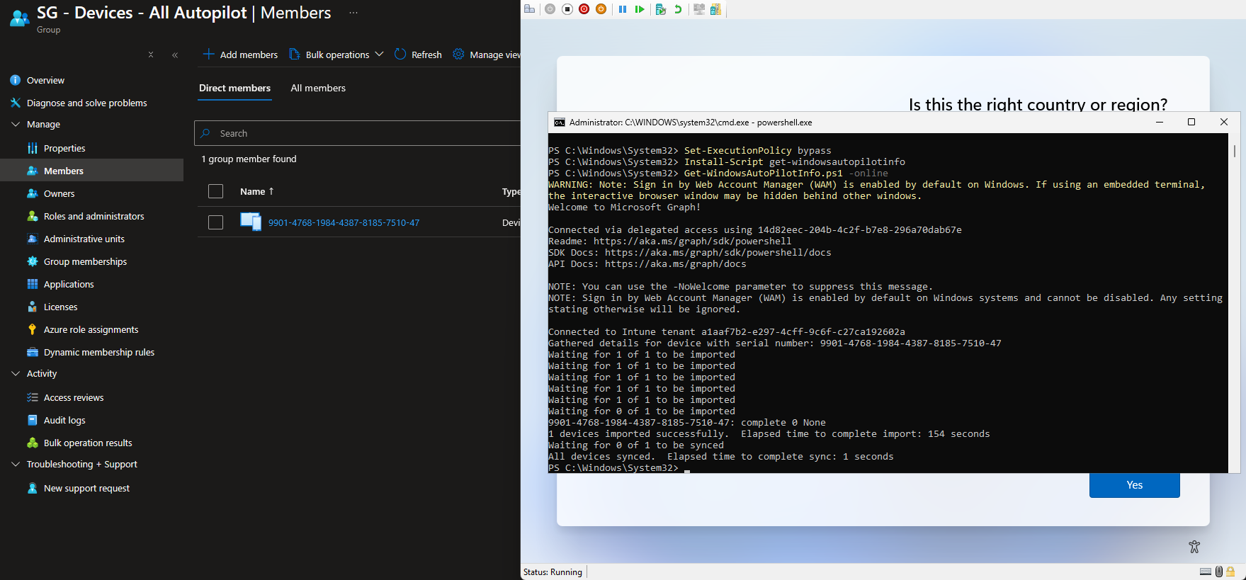 Autopilot Registration