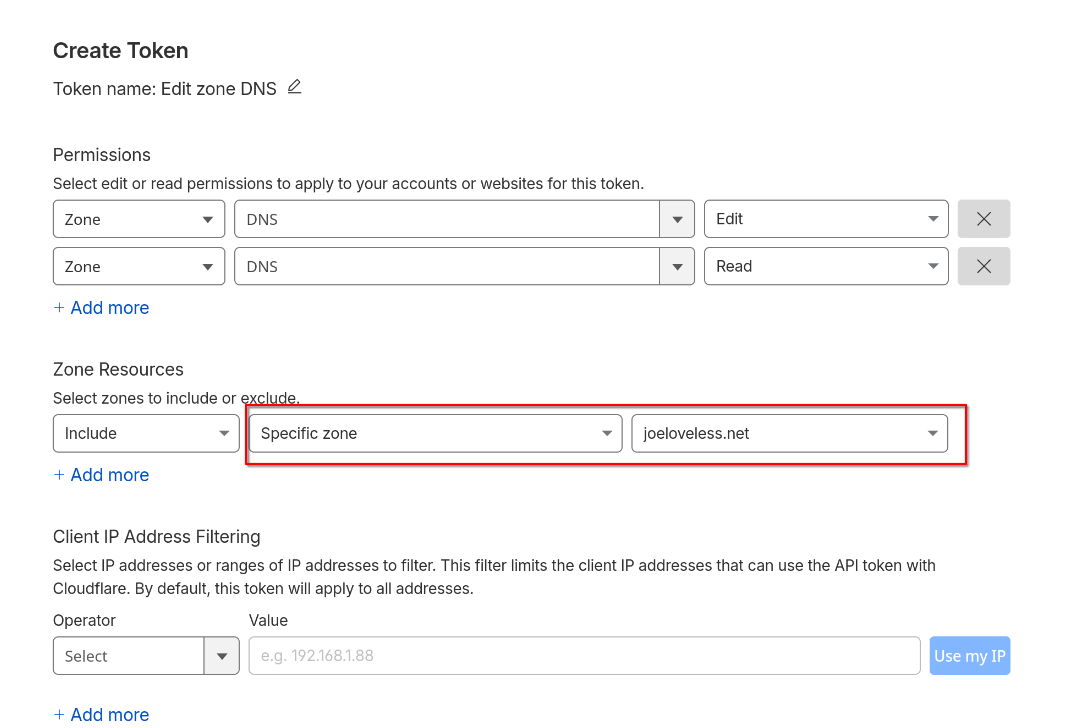 Token Creation Zones