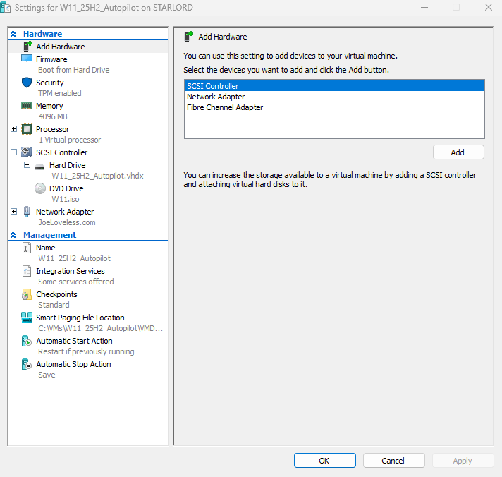 Hyper-V VM