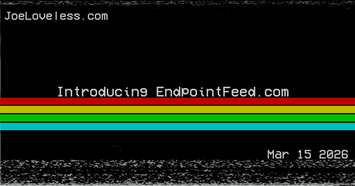 Introducing EndpointFeed.com